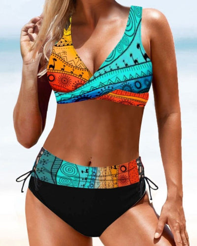 Earle™ | Bikini Une Pièce aux Couleurs Vibrantes