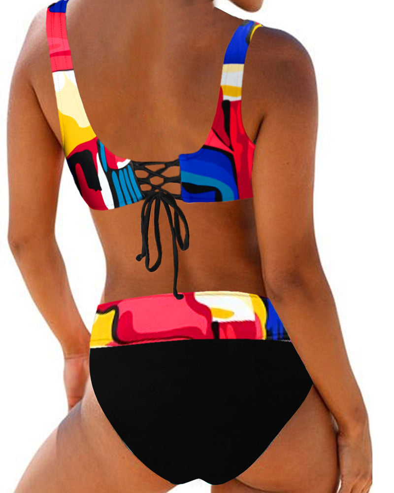 Earle™ | Bikini Une Pièce aux Couleurs Vibrantes