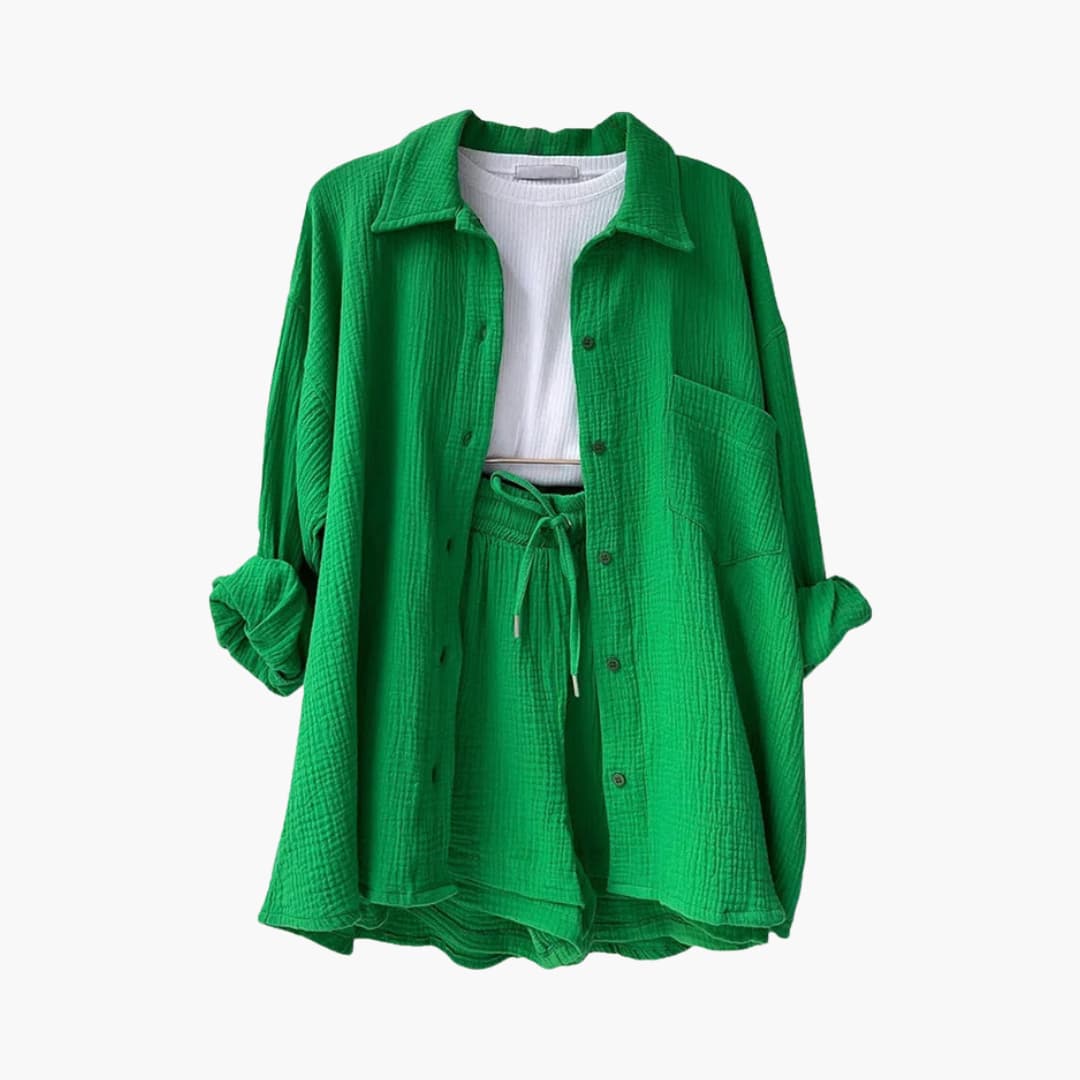 Ensemble 2 pièces confortable pour femme – Tenue décontractée d'été