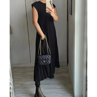 Robe plissée élégante