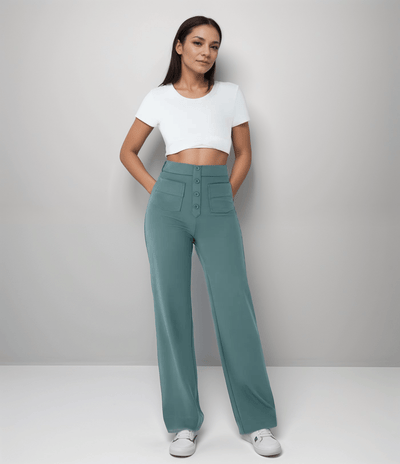 Pantalon taille haute confort+