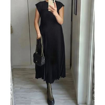 Robe plissée élégante