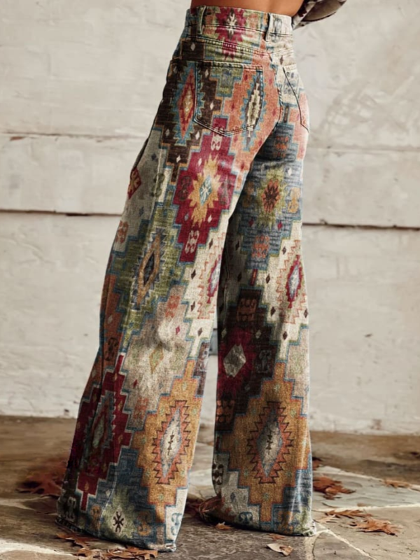 Valentina – Pantalon Floral Rétro | -50 % et Livraison Offerte
