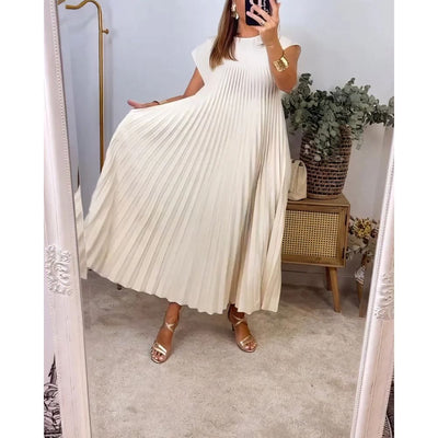 Robe plissée élégante