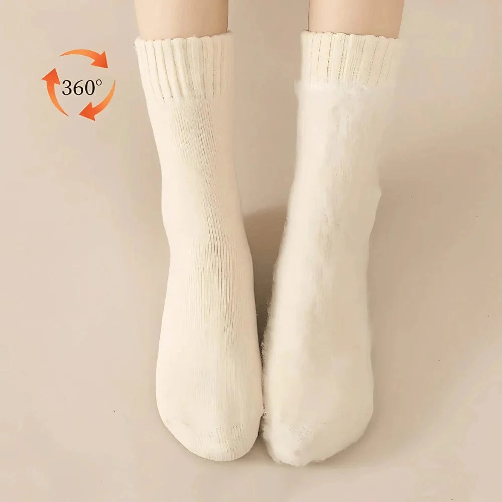 Chaussettes douillettes pour l’hiver