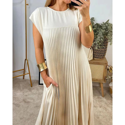 Robe plissée élégante