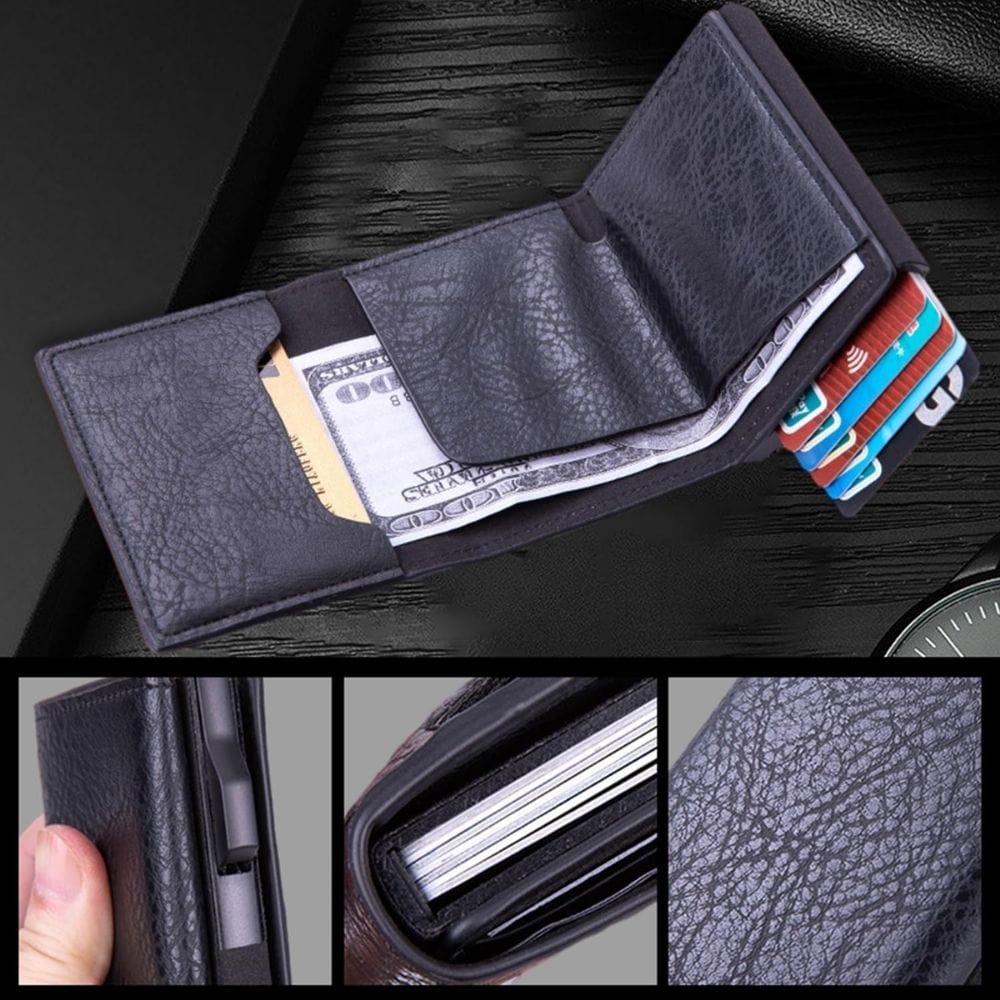 Portefeuille compact et multifonction premium