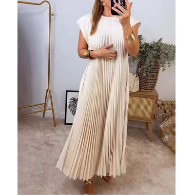 Robe plissée élégante