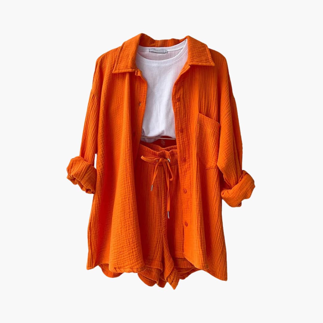 Ensemble 2 pièces confortable pour femme – Tenue décontractée d'été
