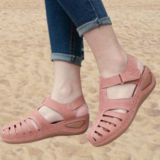 sandales orthopédiques compensées