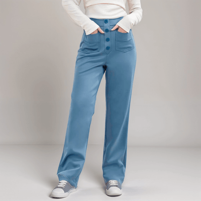 Pantalon taille haute confort+