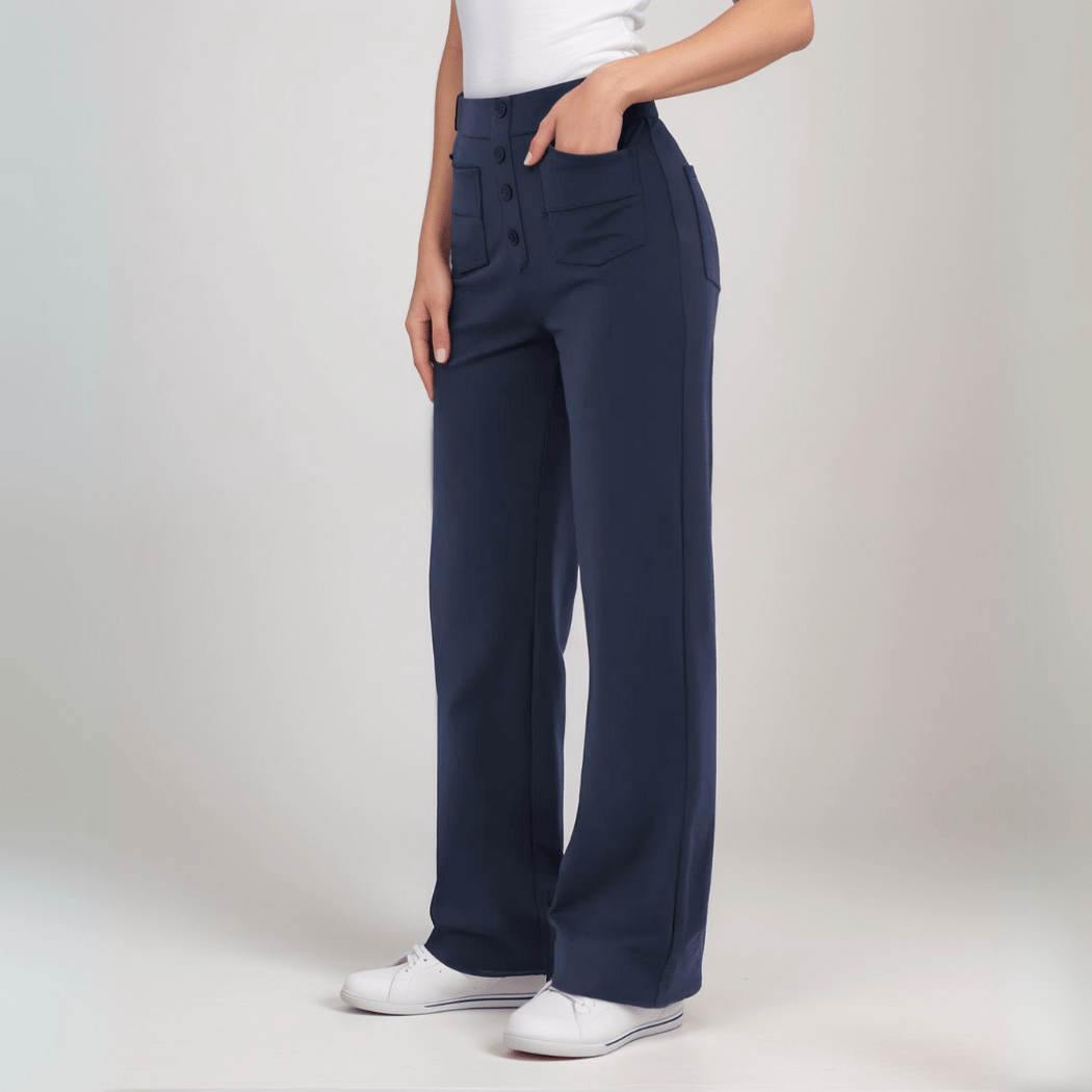 Pantalon taille haute confort+