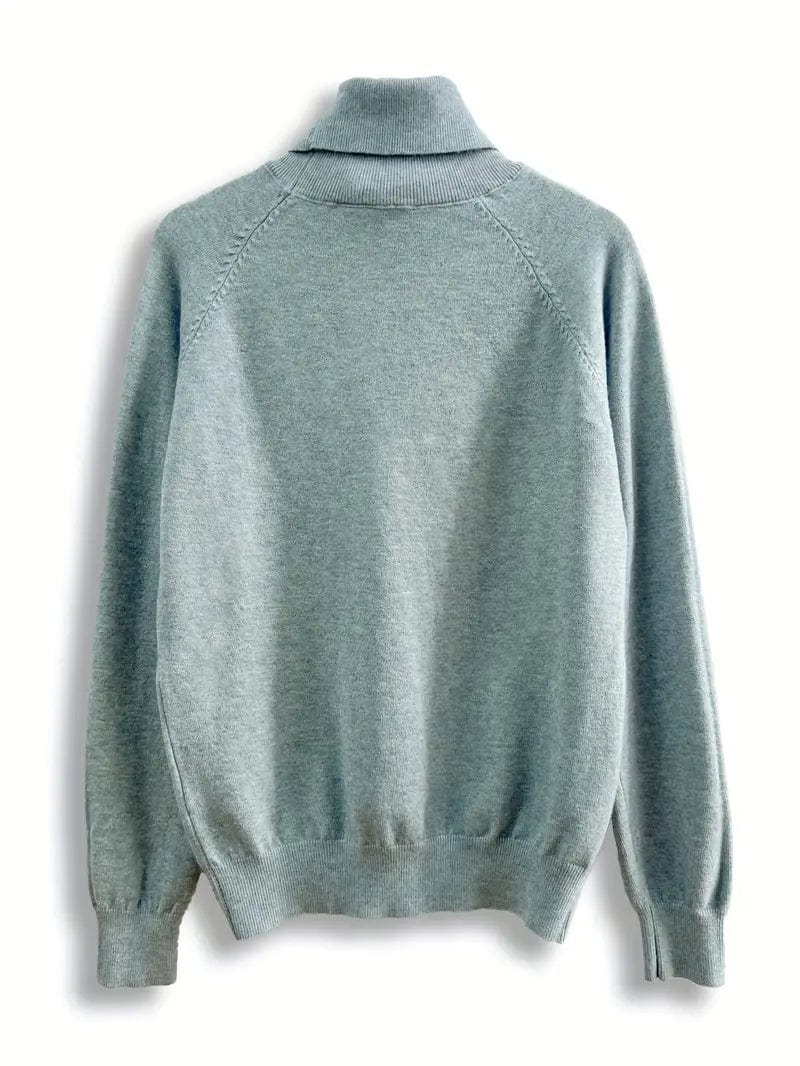 Pull col roulé intemporel