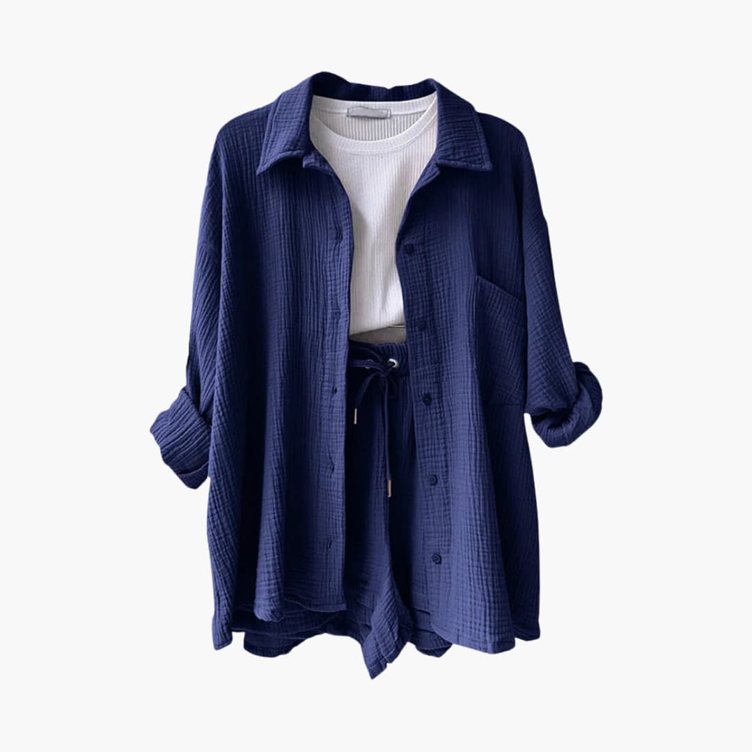Ensemble 2 pièces confortable pour femme – Tenue décontractée d'été