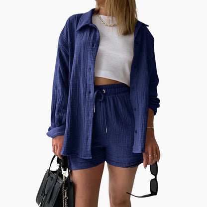 Ensemble 2 pièces confortable pour femme – Tenue décontractée d'été
