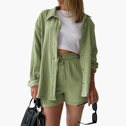 Ensemble 2 pièces confortable pour femme – Tenue décontractée d'été
