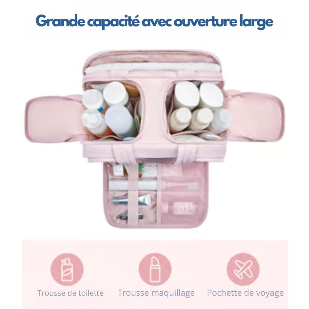 Trousse de voyage polyvalente à grande capacité