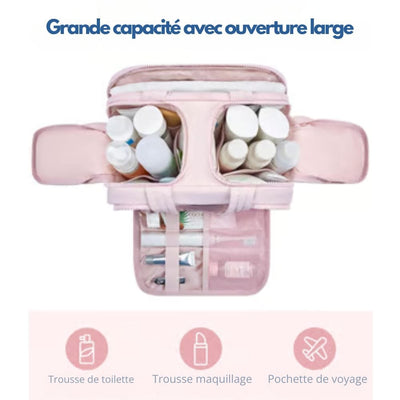 Trousse de voyage polyvalente à grande capacité