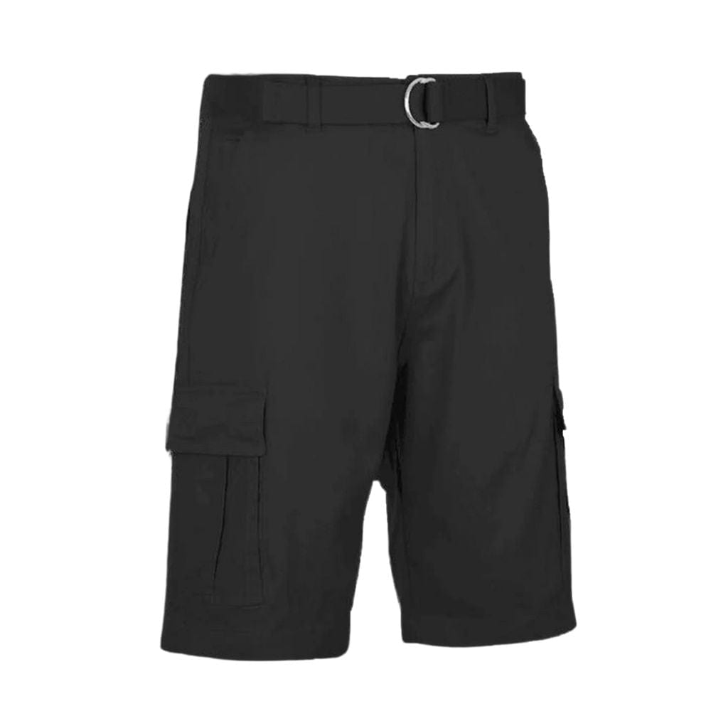 Short cargo en coton avec ceinture