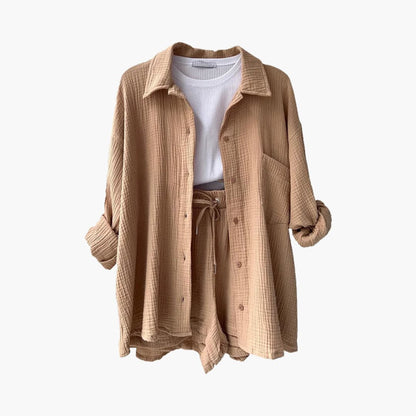 Ensemble 2 pièces confortable pour femme – Tenue décontractée d'été