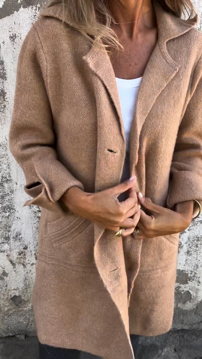 Nadine | Button Long Coat