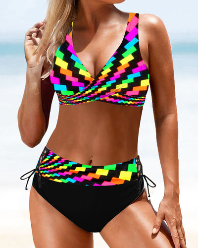 Earle™ | Bikini Une Pièce aux Couleurs Vibrantes