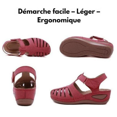 sandales orthopédiques compensées