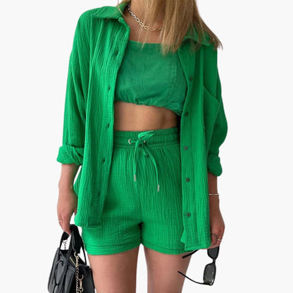 Ensemble 2 pièces confortable pour femme – Tenue décontractée d'été