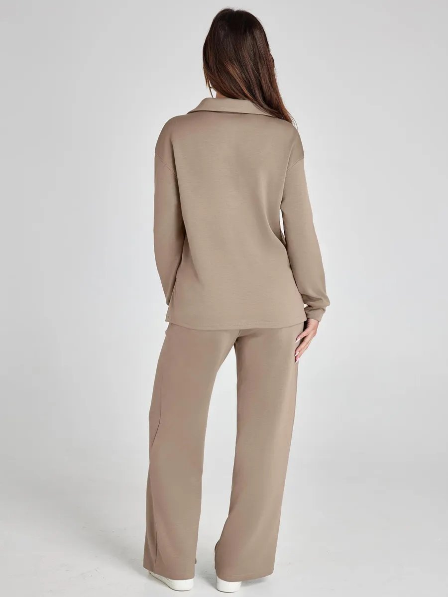 Ensemble Jogging 2 Pièces Femme – Survêtement Chic et Décontracté