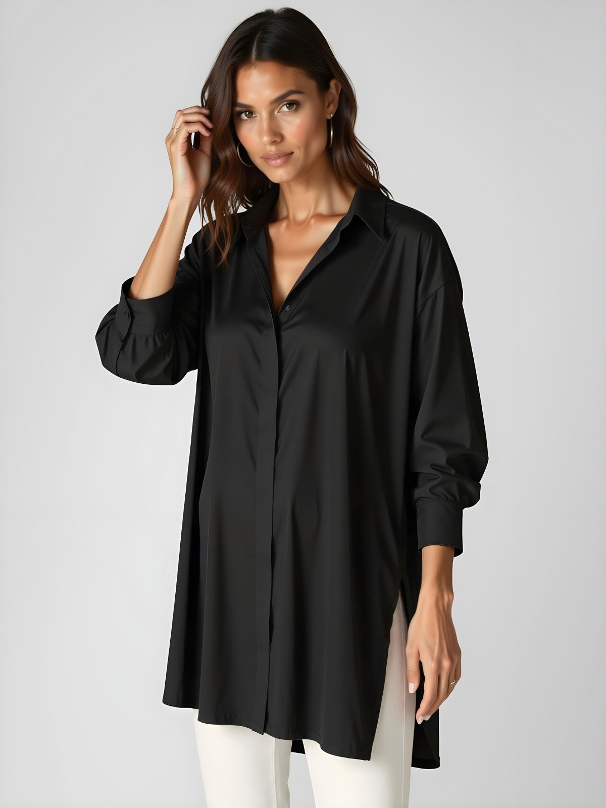 LÉANA™ – ÉLÉGANCE NATURELLE & CONFORT OVERSIZE