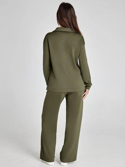 Ensemble Jogging 2 Pièces Femme – Survêtement Chic et Décontracté