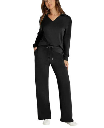 Ensemble Jogging 2 Pièces Femme – Survêtement Chic et Décontracté