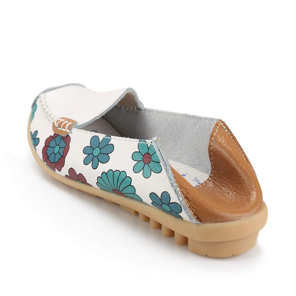 Mocassins fleurie confort+