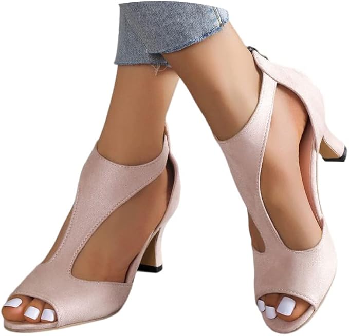 Sandales à talons ortho+