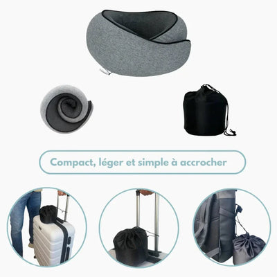 Oreiller de voyage Ergo+ - Épouse la nuque, libère les tensions