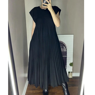 Robe plissée élégante