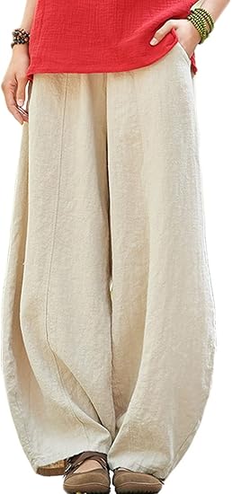 Pantalon ample style sarouel