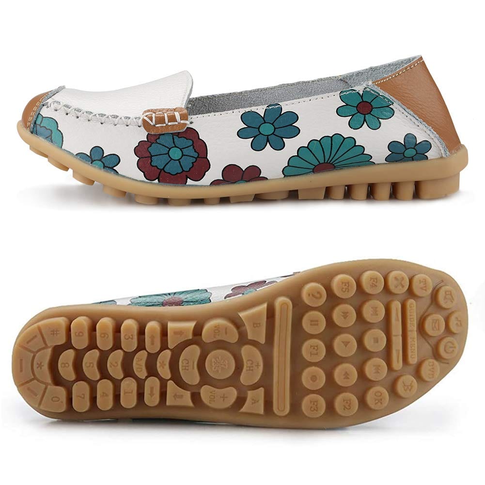 Mocassins fleurie confort+