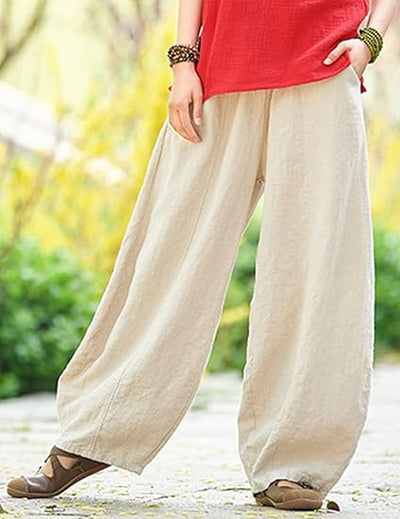 Pantalon ample style sarouel