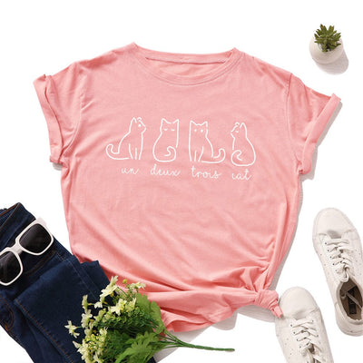 T-shirt trois petits chats