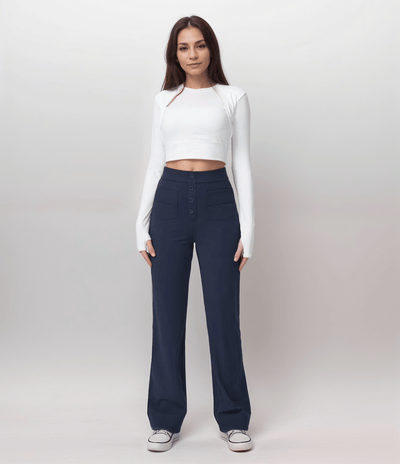 Pantalon taille haute confort+
