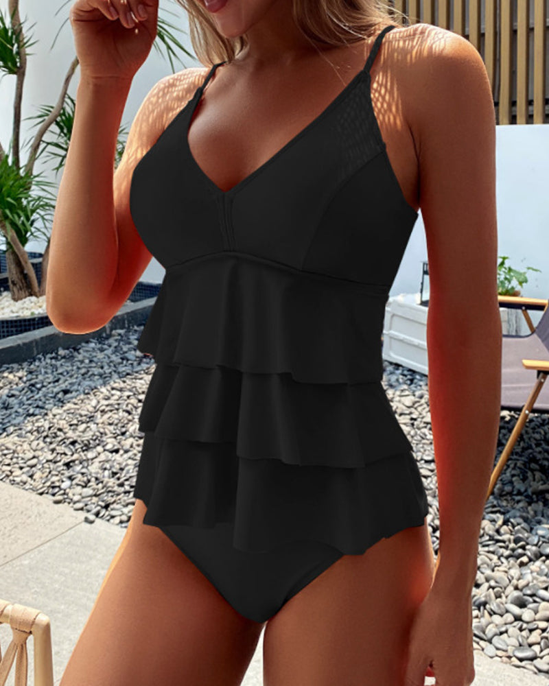 Leta™ | Maillot de bain chic à volants élégants