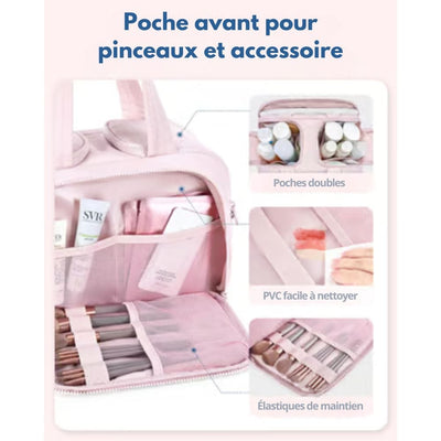Trousse de voyage polyvalente à grande capacité