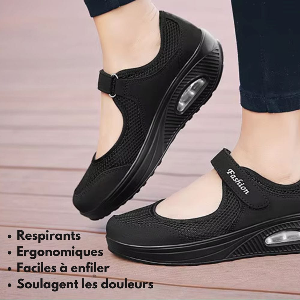 Chaussures AéroConfort – Légèreté et amorti pour une marche sans effort