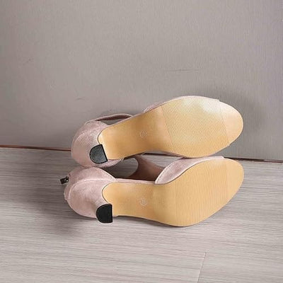 Sandales à talons ortho+