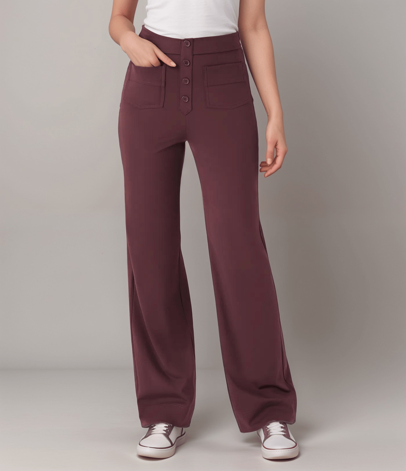 Pantalon taille haute confort+