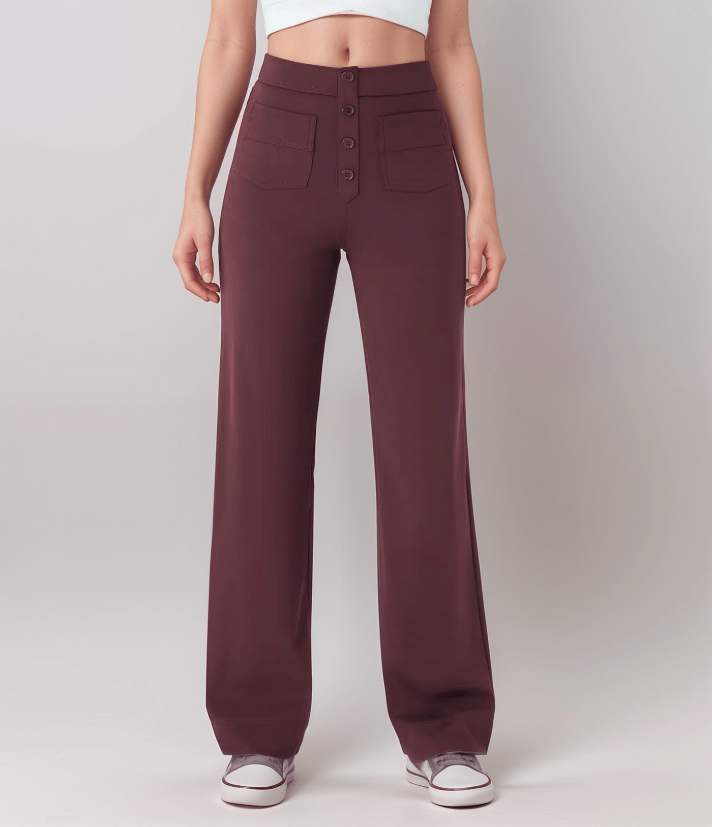 Pantalon taille haute confort+