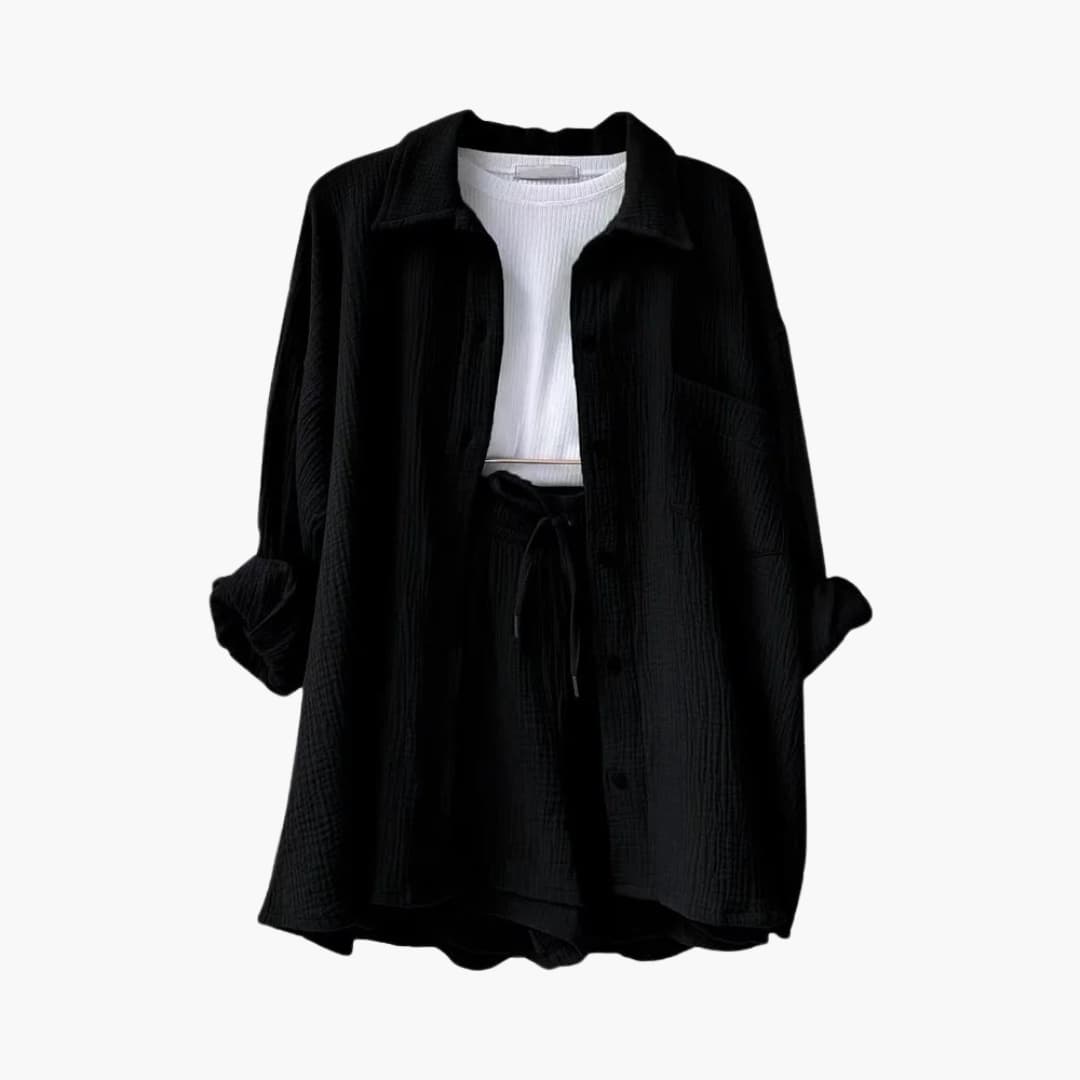 Ensemble 2 pièces confortable pour femme – Tenue décontractée d'été