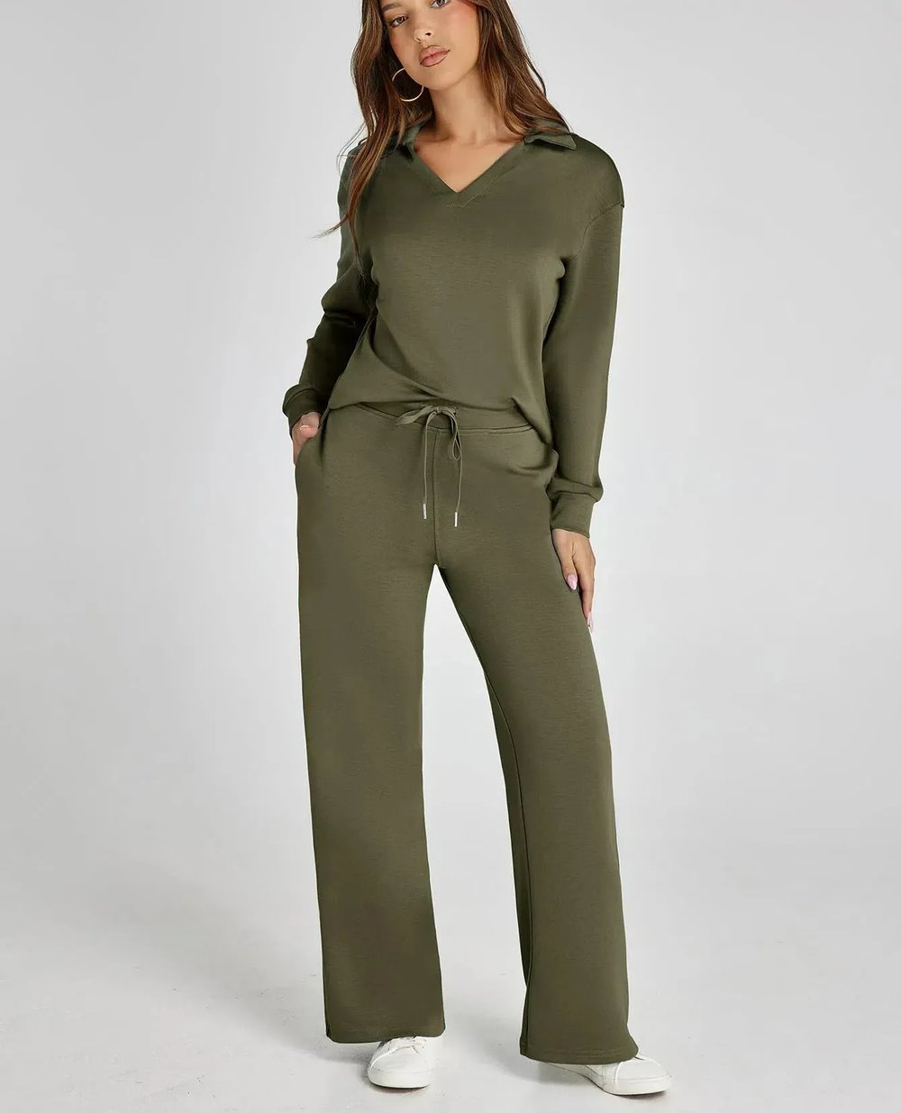 Ensemble Jogging 2 Pièces Femme – Survêtement Chic et Décontracté