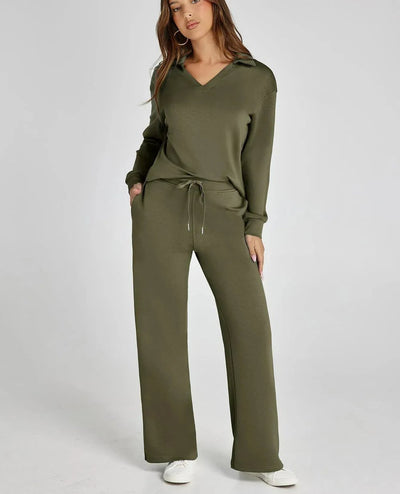 Ensemble Jogging 2 Pièces Femme – Survêtement Chic et Décontracté